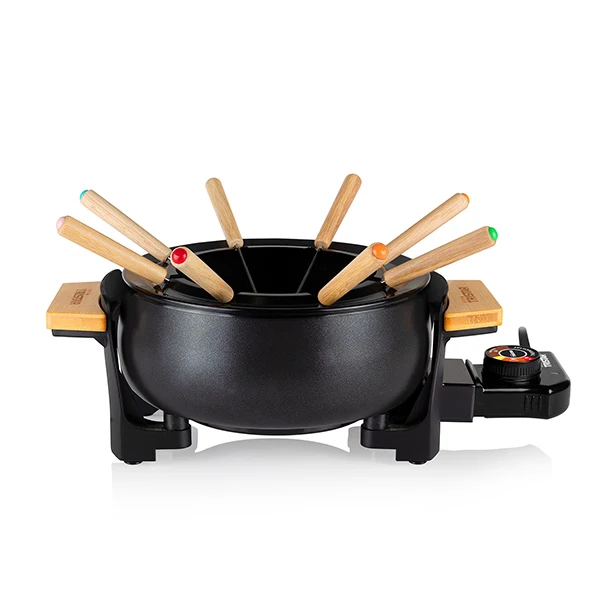 Appareil à fondue électrique finitions bambou 1000 W 1,5 L FO-1108 Tristar